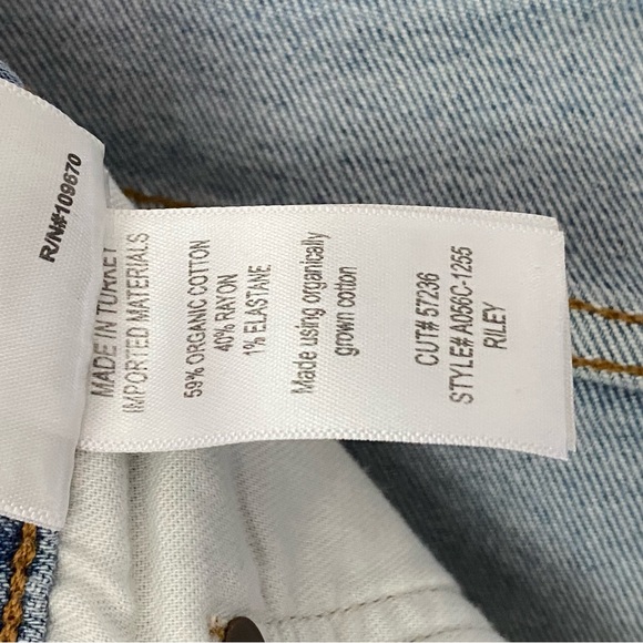 NWOT AGOLDE Riley High Rise Straight Crop Jeans - Picture 13 of 14